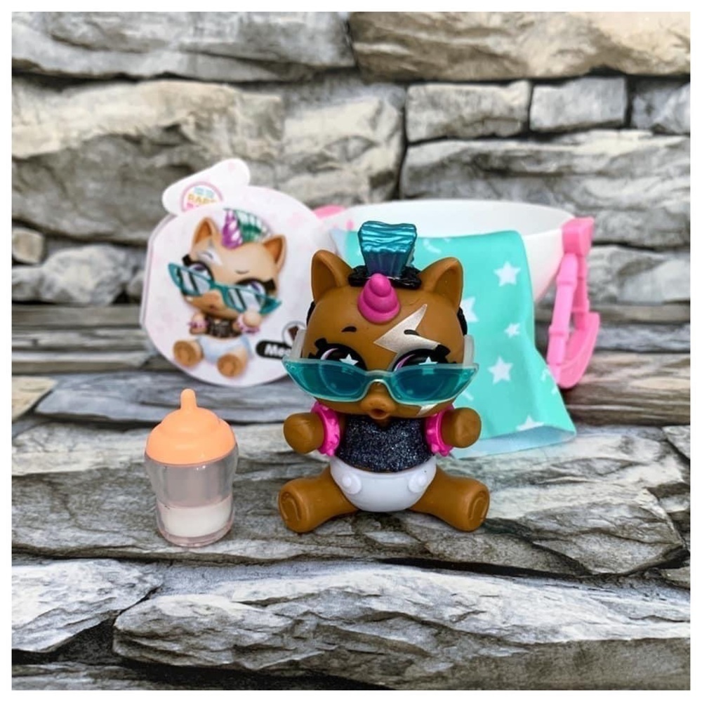 Mega Zuru 5 Surprise Newborn Unicorn Squad Series 2 Scented Doll Accessories New